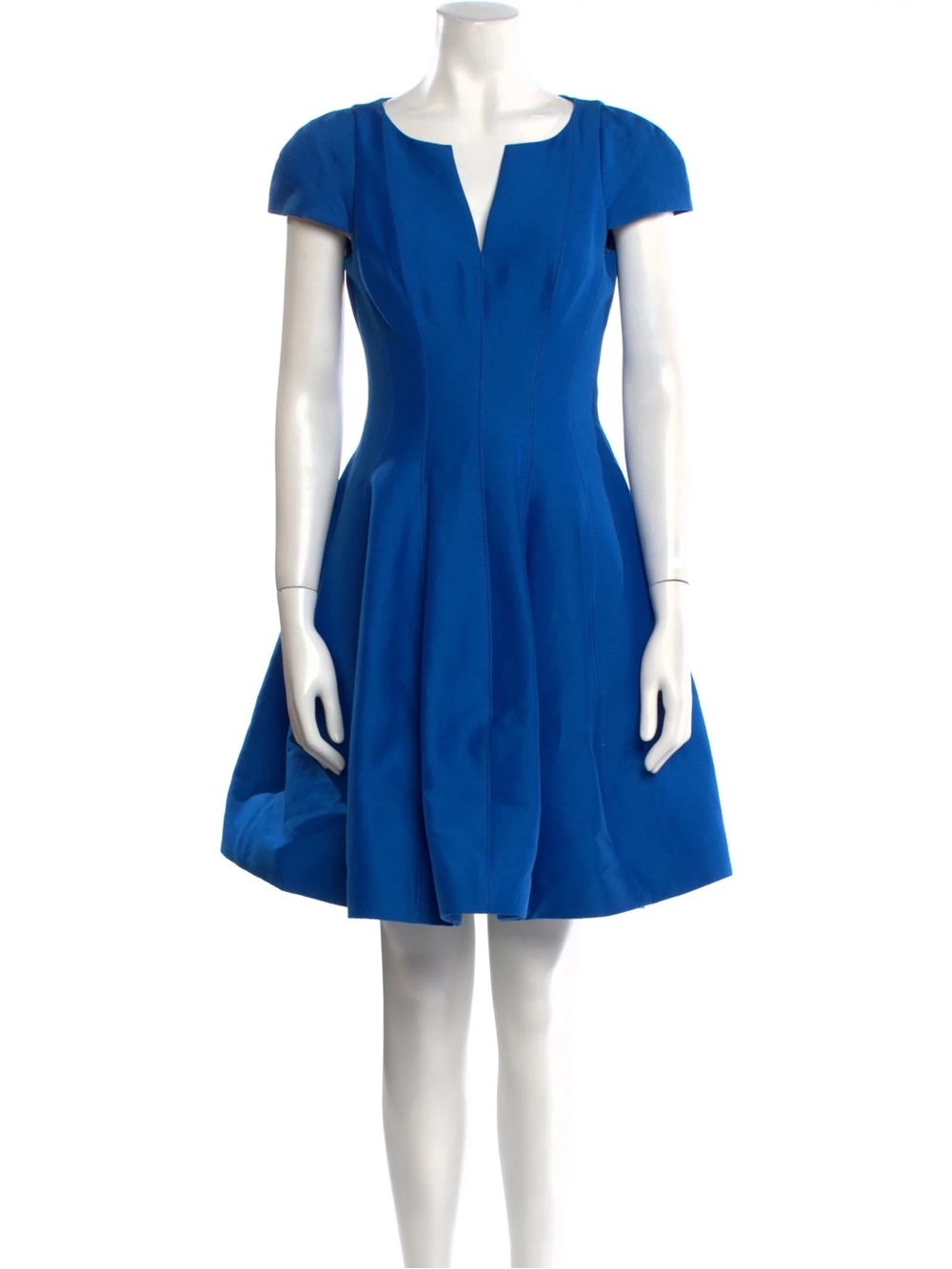 Halston Heritage Royal Blue Dress US2